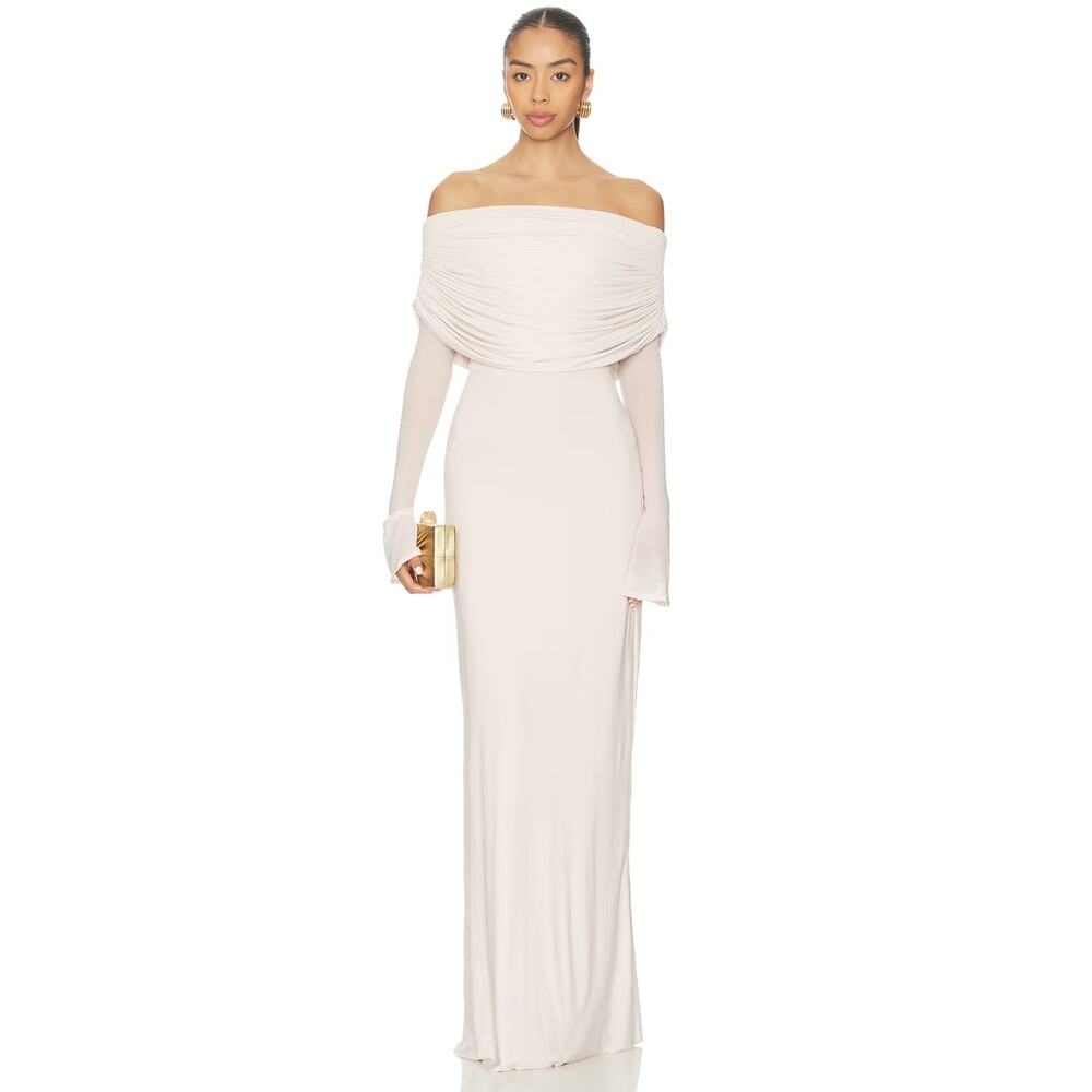 Deme by Gabriella Lesya Dress in Egg White Women's XS Prom Wedding